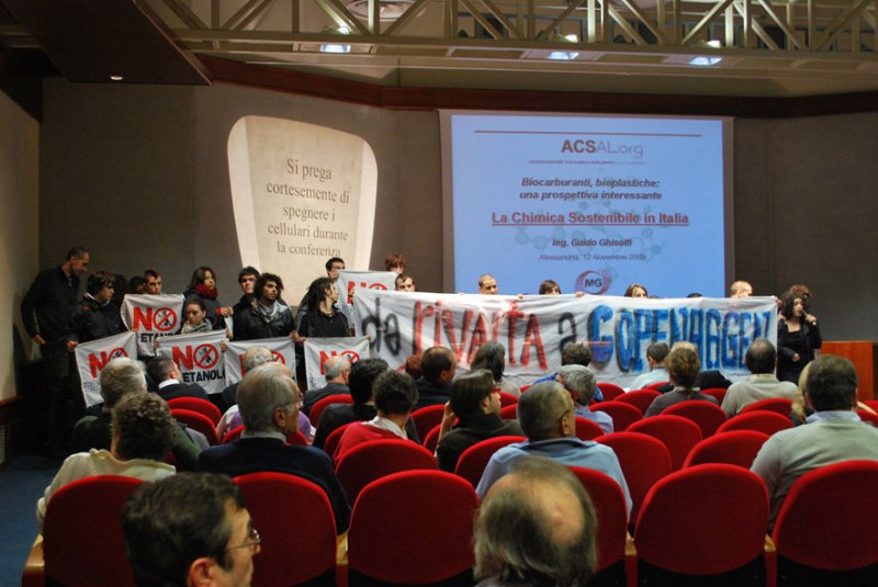 Verso COP15: Ghisolfi contestato ad Alessandria
