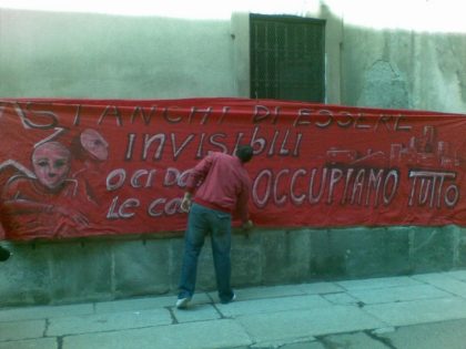 Nella foto - Laboratorio Sociale Alessandria