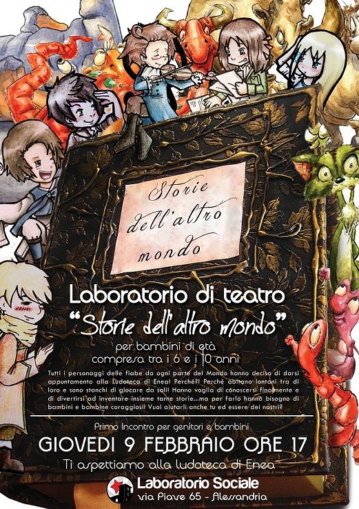 Nella foto - Laboratorio Sociale Alessandria