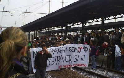 Alessandria – 2000 studenti occupano la stazione FS