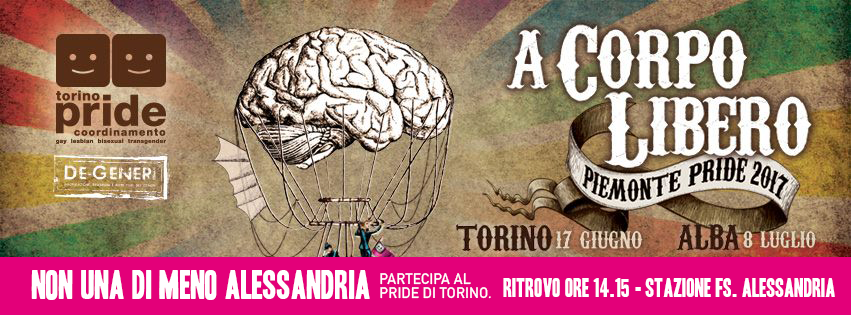 Sabato 17 giugno Non una di meno al Pride di Torino