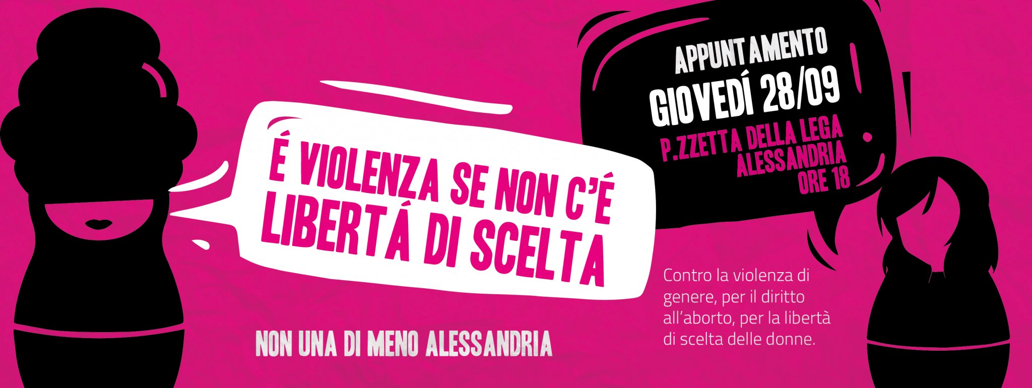 28 Settembre Non una di Meno in piazza per il diritto all’aborto