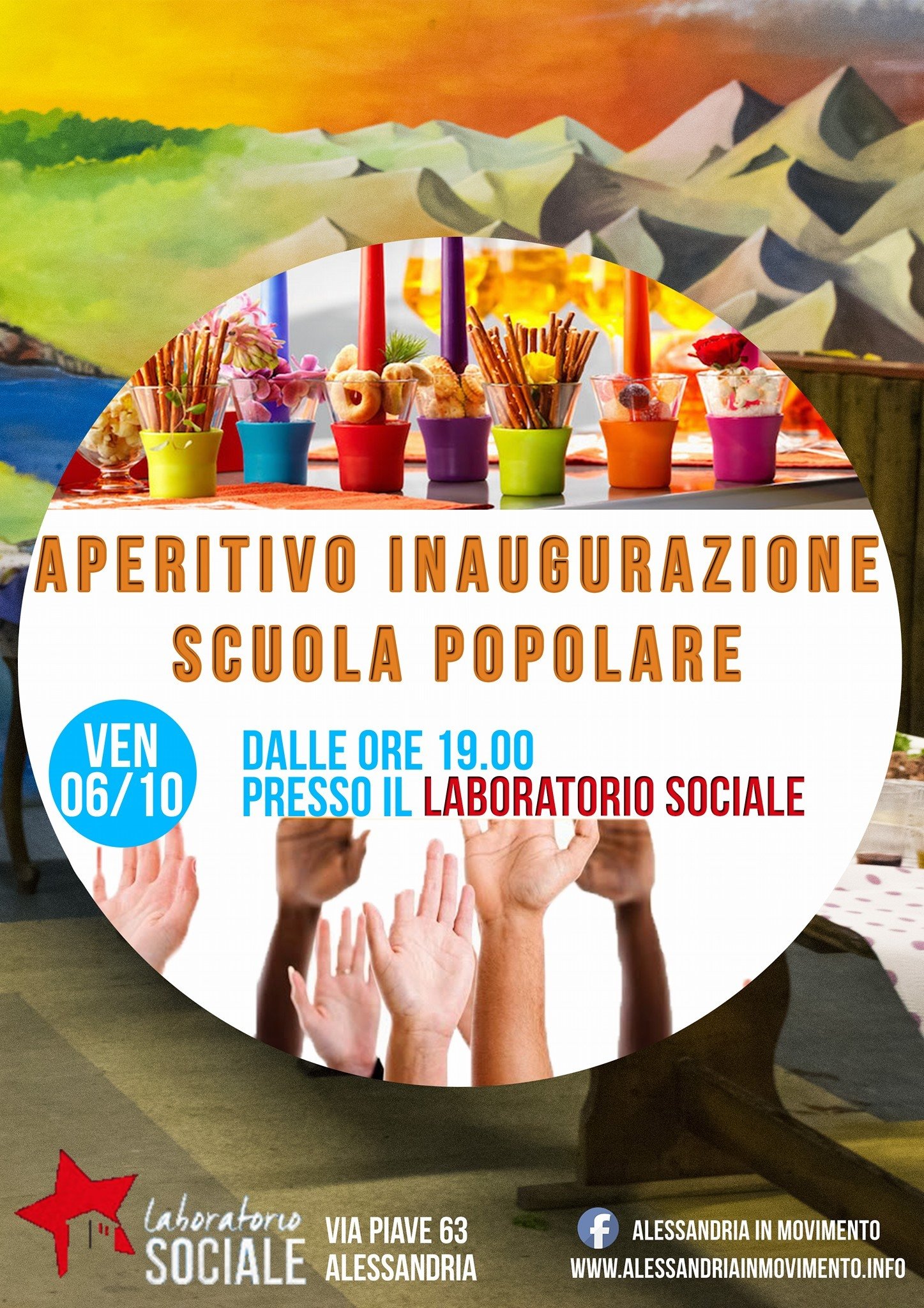 Nella foto - Laboratorio Sociale Alessandria