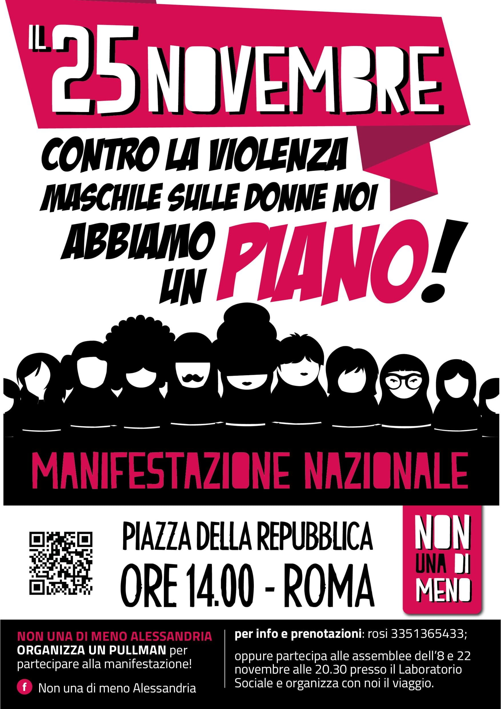 Manifestazione Nazionale a Roma il 25 novembre: Abbiamo un Piano!