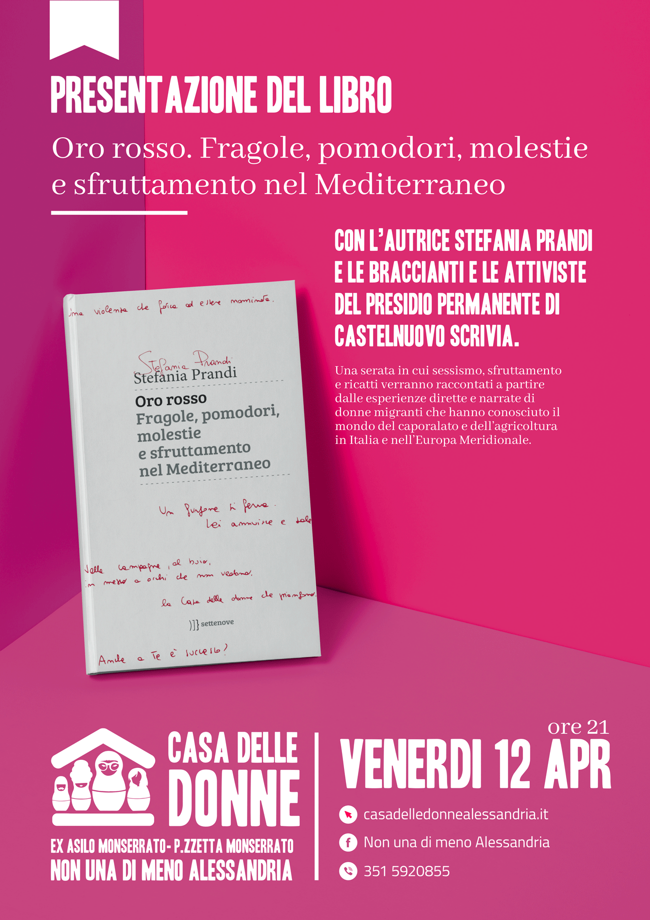 Nella foto - Laboratorio Sociale Alessandria