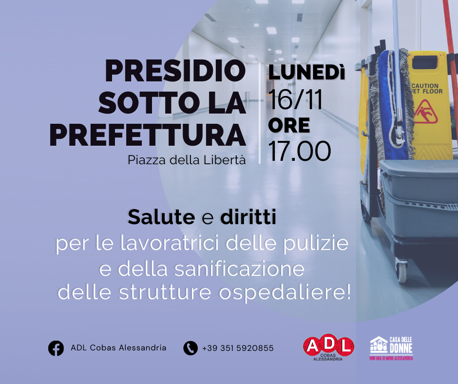 Nella foto - Laboratorio Sociale Alessandria