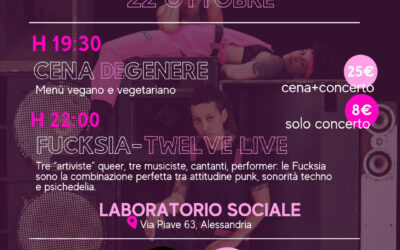 Venerdì 22 ottobre, Friky Friday con Fucksia