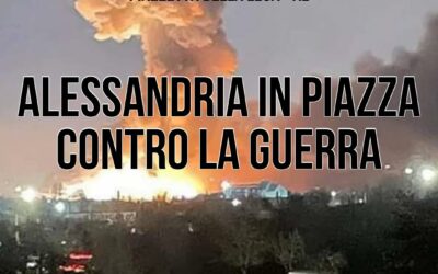 Alessandria in piazza contro la guerra