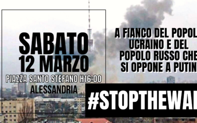 Sabato 12 marzo, manifestazione contro la guerra