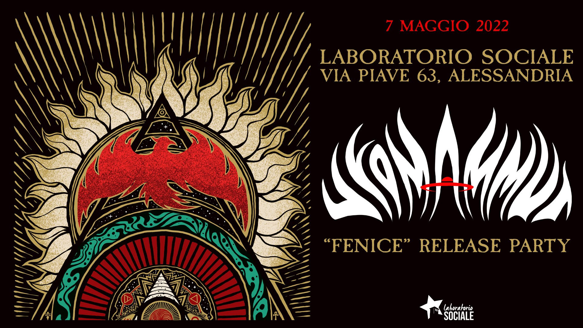 Ufomammut live sabato 7 maggio con “Fenice” Release Party