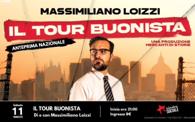 Loizzi torna al Laboratorio con Il tuor buonista, in anteprima nazionale